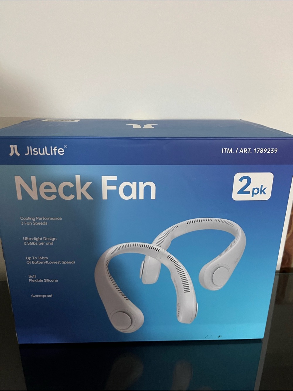 White Neck Fan - 2 Pack